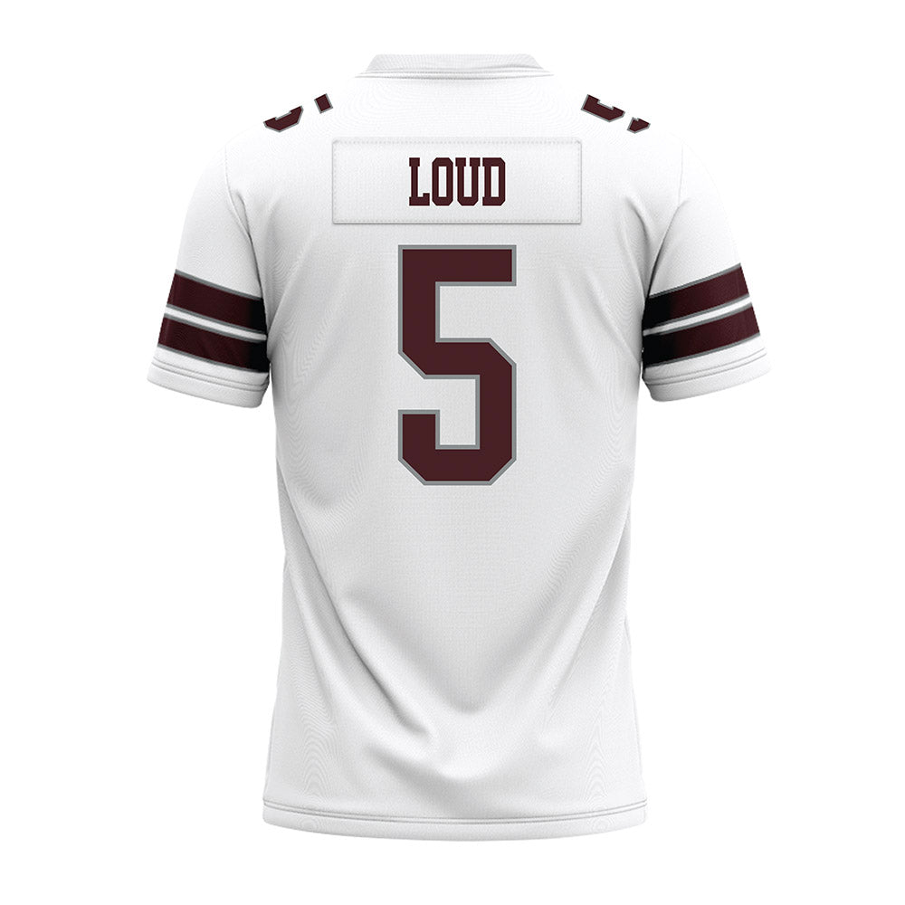 Montana - NCAA Football : Kyon Loud - White Premium Football Jersey-1