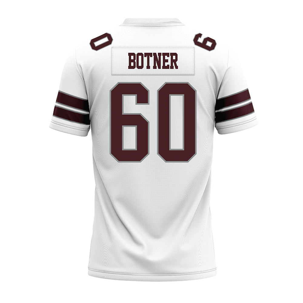 Montana - NCAA Football : Dillon Botner - White Premium Football Jersey-1