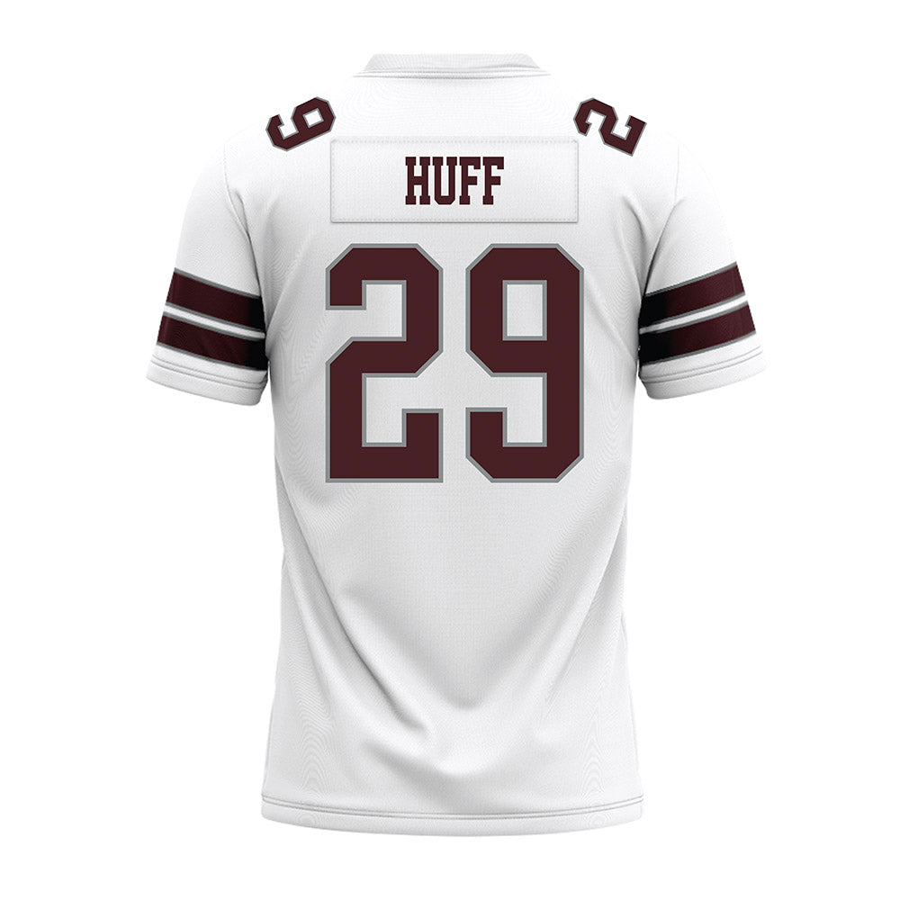 Montana - NCAA Football : Tanner Huff - White Premium Football Jersey-1