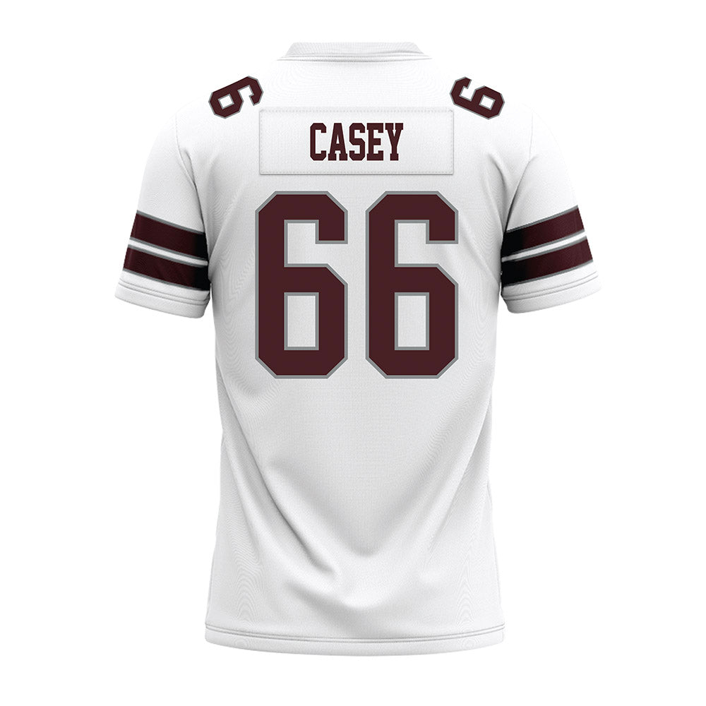 Montana - NCAA Football : Brandon Casey - White Premium Football Jersey-1