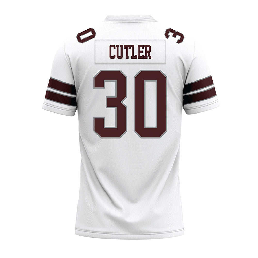 Montana - NCAA Football : Kade Cutler - White Premium Football Jersey-1