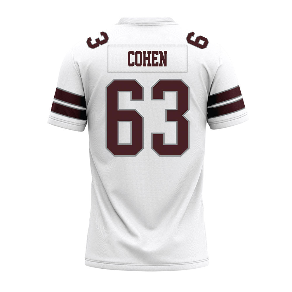 Montana - NCAA Football : Dylan Cohen - White Premium Football Jersey-1