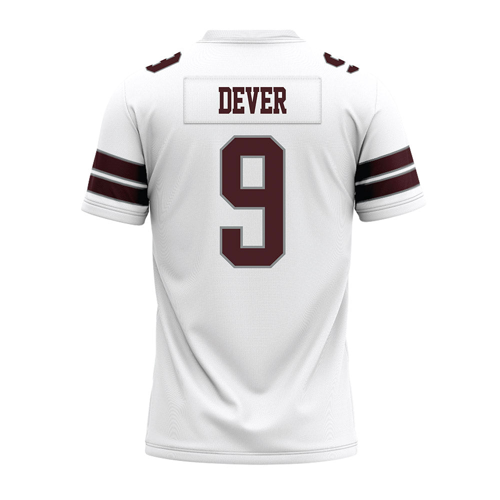 Montana - NCAA Football : Jordan Dever - White Premium Football Jersey-1