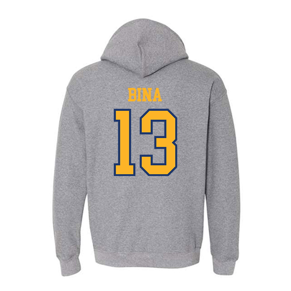 FLC - NCAA Women's Lacrosse : Madeleine Bina - Hooded Sweatshirt-1