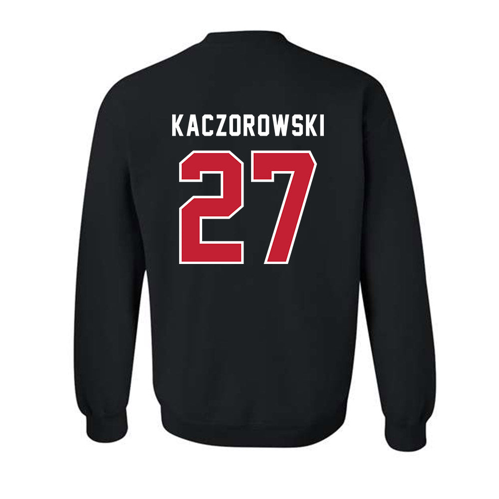 Lewis - NCAA Women's Volleyball : Rachel Kaczorowski - Classic Shersey Crewneck Sweatshirt-1