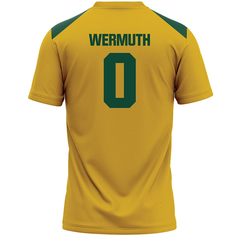 Tiffin - NCAA Women's Lacrosse : Sam Wermuth - Gold Lacrosse Jersey -1