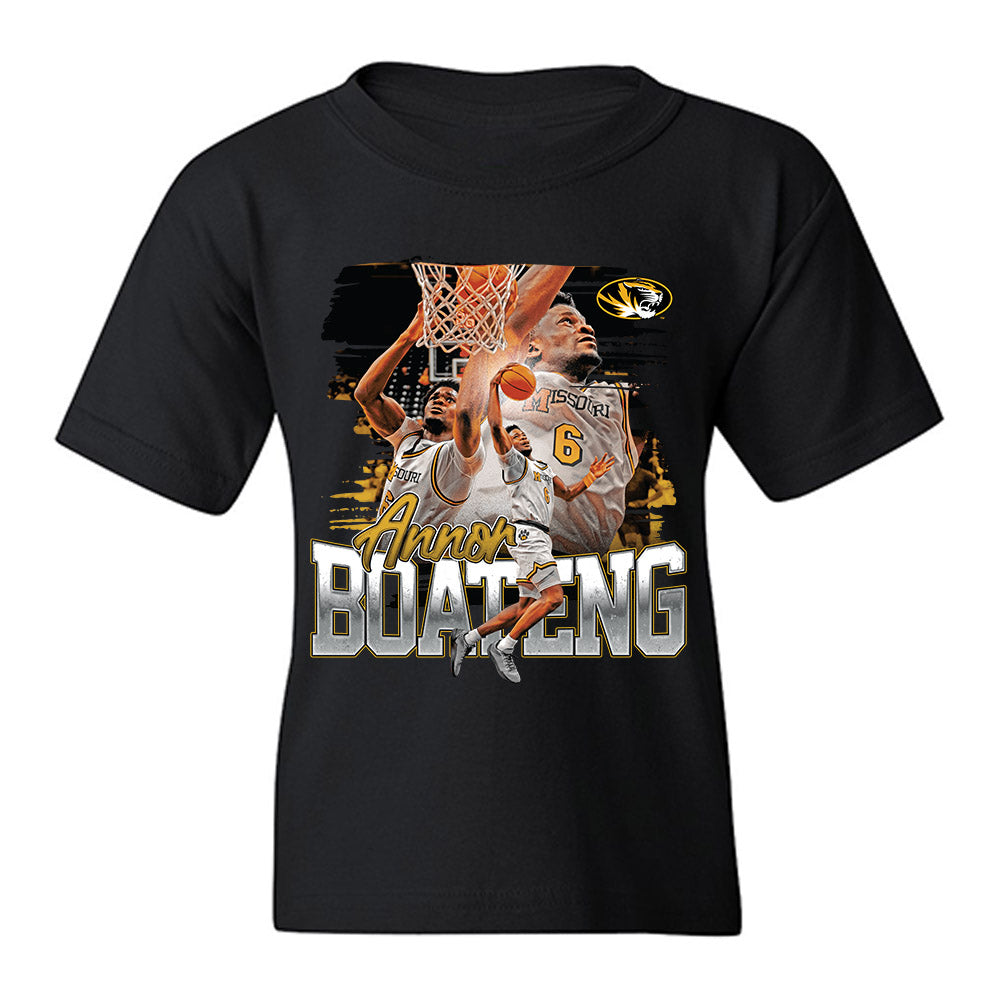 Missouri - NCAA Men's Basketball : Annor Boateng - Player Collage Youth T-Shirt-0