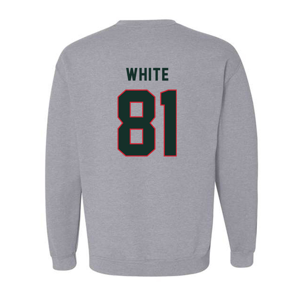 MVSU - NCAA Football : Christian White - Classic Shersey Crewneck Sweatshirt-1