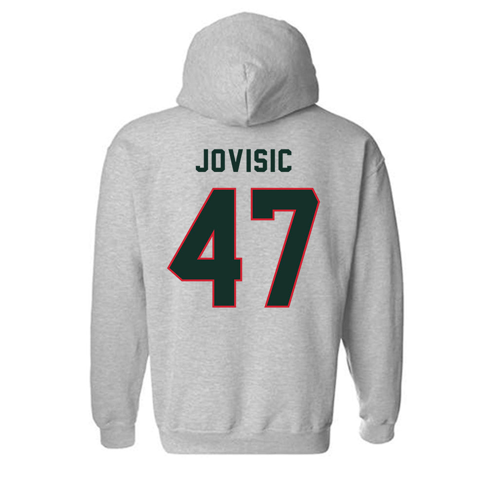 MVSU - NCAA Football : Marko Jovisic - Classic Shersey Hooded Sweatshirt-1