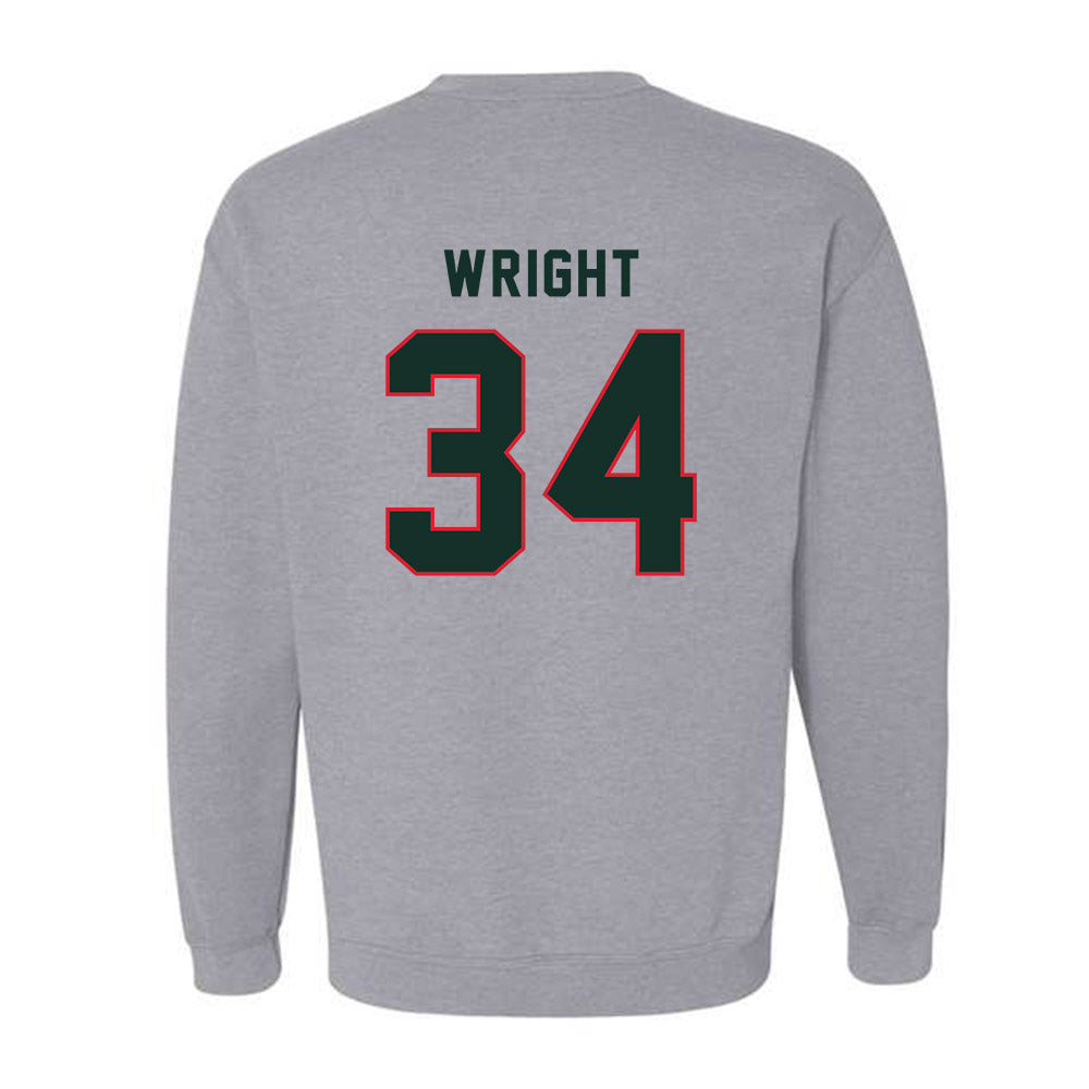 MVSU - NCAA Football : Jalen Wright - Classic Shersey Crewneck Sweatshirt-1