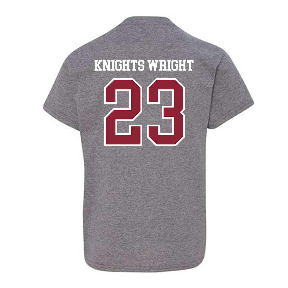 SCSU - NCAA Men's Basketball : DShay Knights Wright - Youth T-Shirt-1