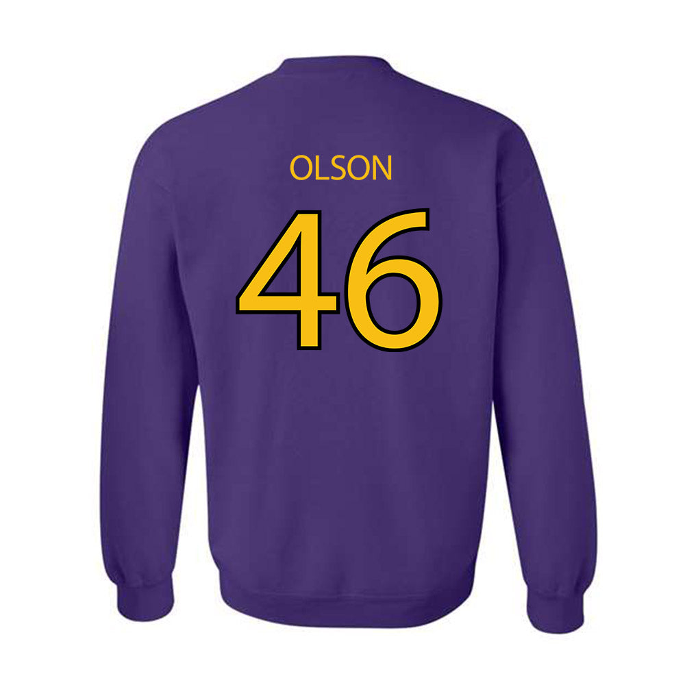 MNSU - NCAA Football : Tanner Olson - Classic Shersey Crewneck Sweatshirt-1