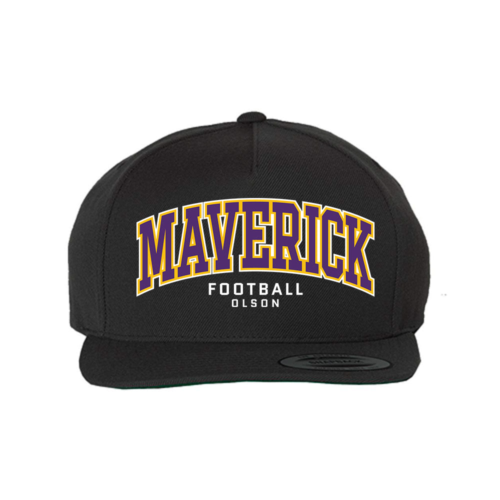 MNSU - NCAA Football : Tanner Olson - Snapback Hat-0