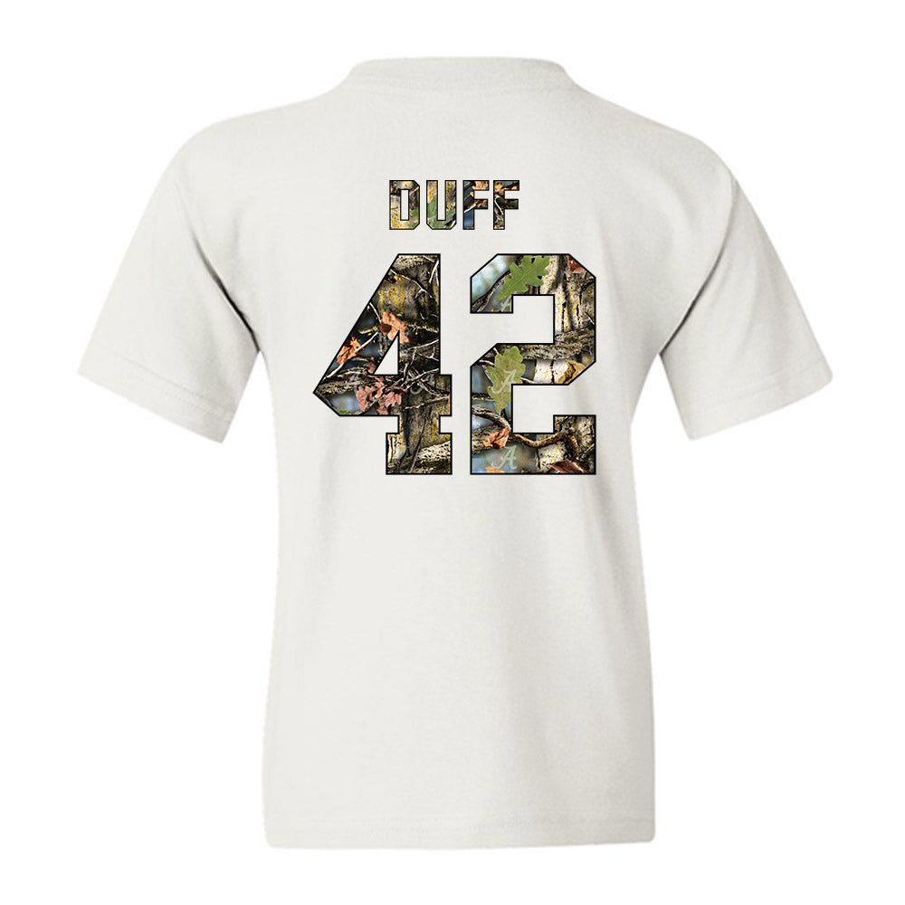 Alabama - NCAA Baseball : Ahmaad Duff - Youth T-Shirt-1
