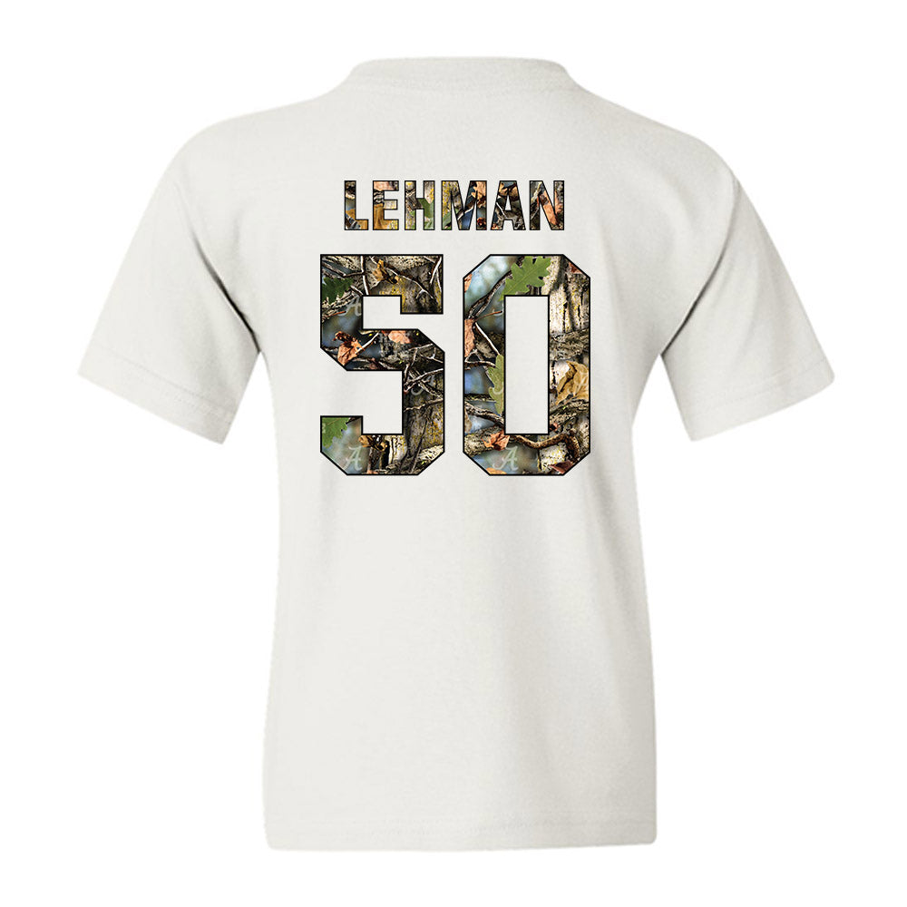 Alabama - NCAA Baseball : Connor Lehman - Youth T-Shirt-1