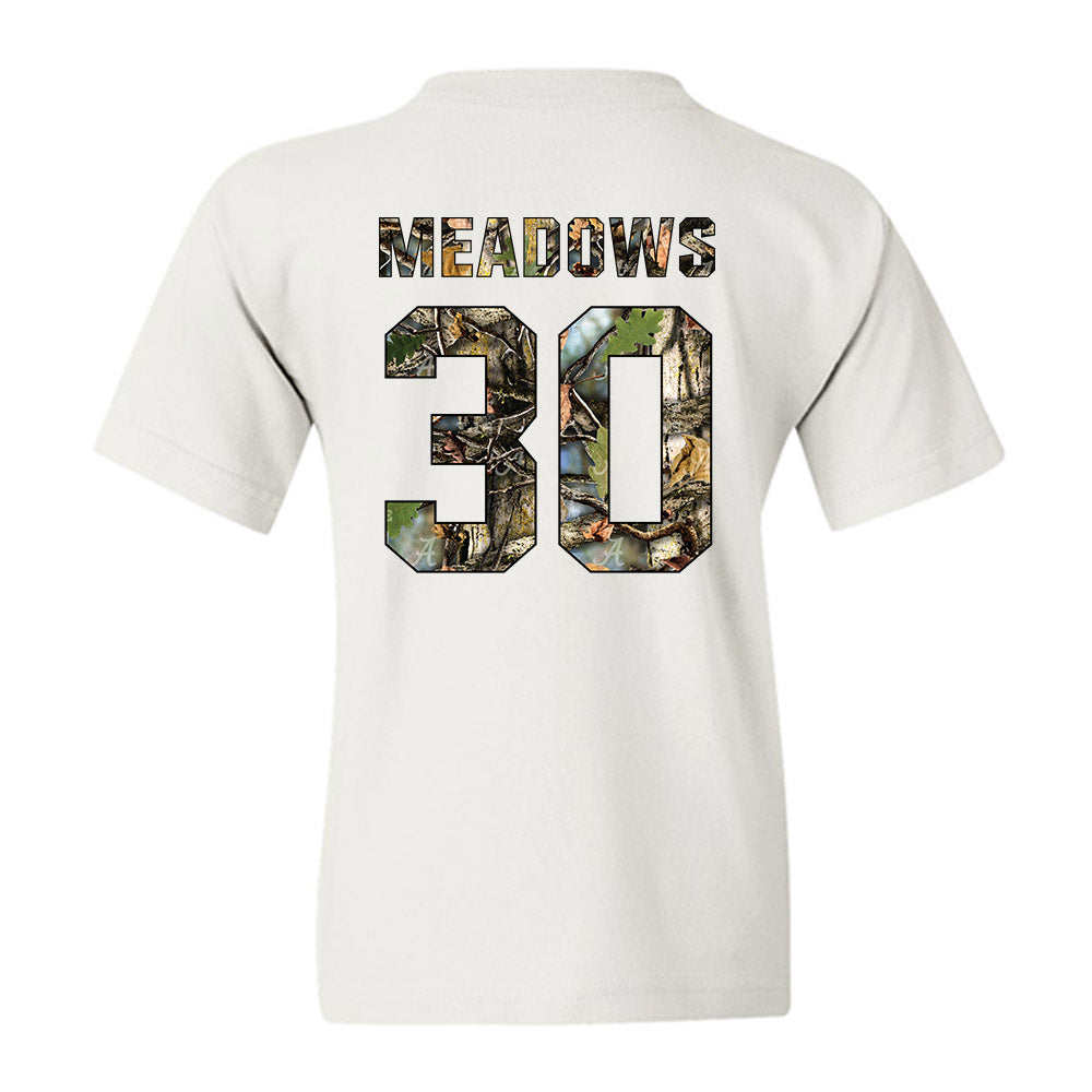 Alabama - NCAA Football : Derek Meadows - Youth T-Shirt-1