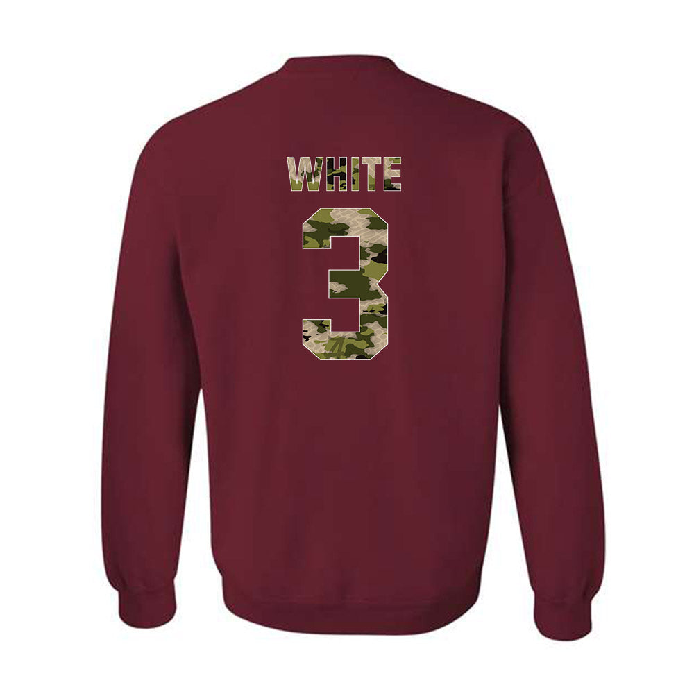 Alabama - NCAA Softball : Kristen White - Tusk Camo Script A Crewneck Sweatshirt-1