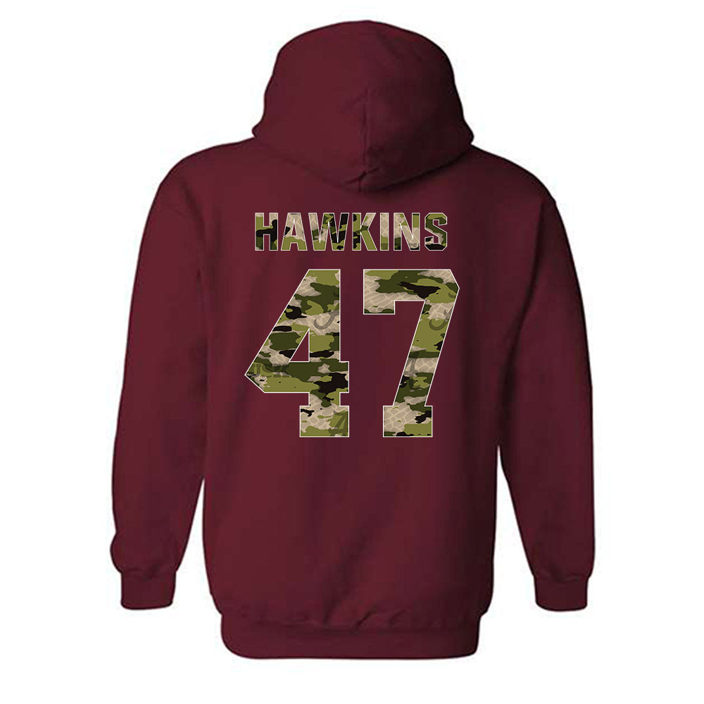 Alabama - NCAA Softball : Salen Hawkins - Tusk Camo Script A Hooded Sweatshirt-1