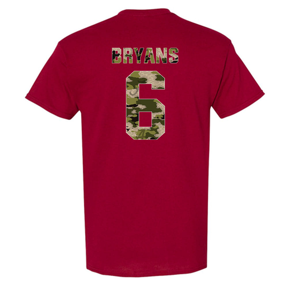 Alabama - NCAA Baseball : Beau Bryans - Tusk Camo Script A T-Shirt-1