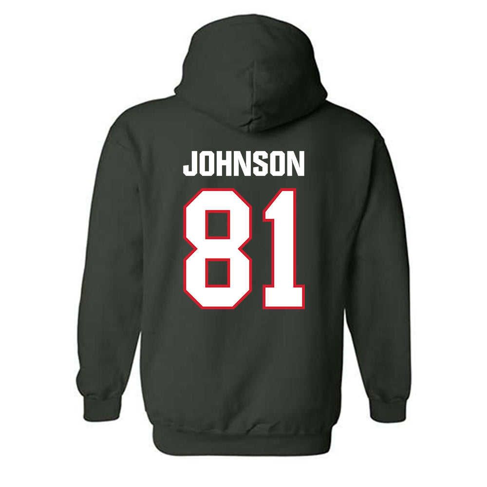 Minot State - NCAA Football : Tyler Johnson - Classic Shersey Hooded Sweatshirt-1