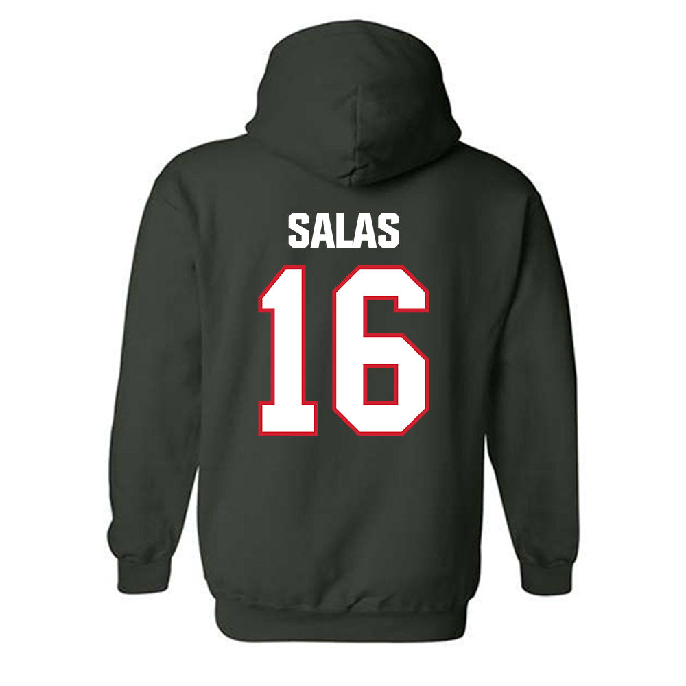 Minot State - NCAA Women's Soccer : Leah Salas - Classic Shersey Hooded Sweatshirt-1