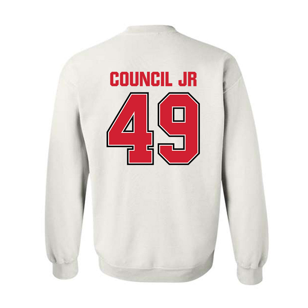 Minot State - NCAA Football : Marcus Council Jr - Crewneck Sweatshirt-1