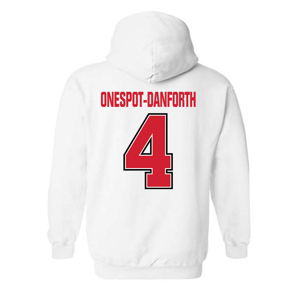 Minot State - NCAA Women's Volleyball : Katelyn Onespot-Danforth - Hooded Sweatshirt-1