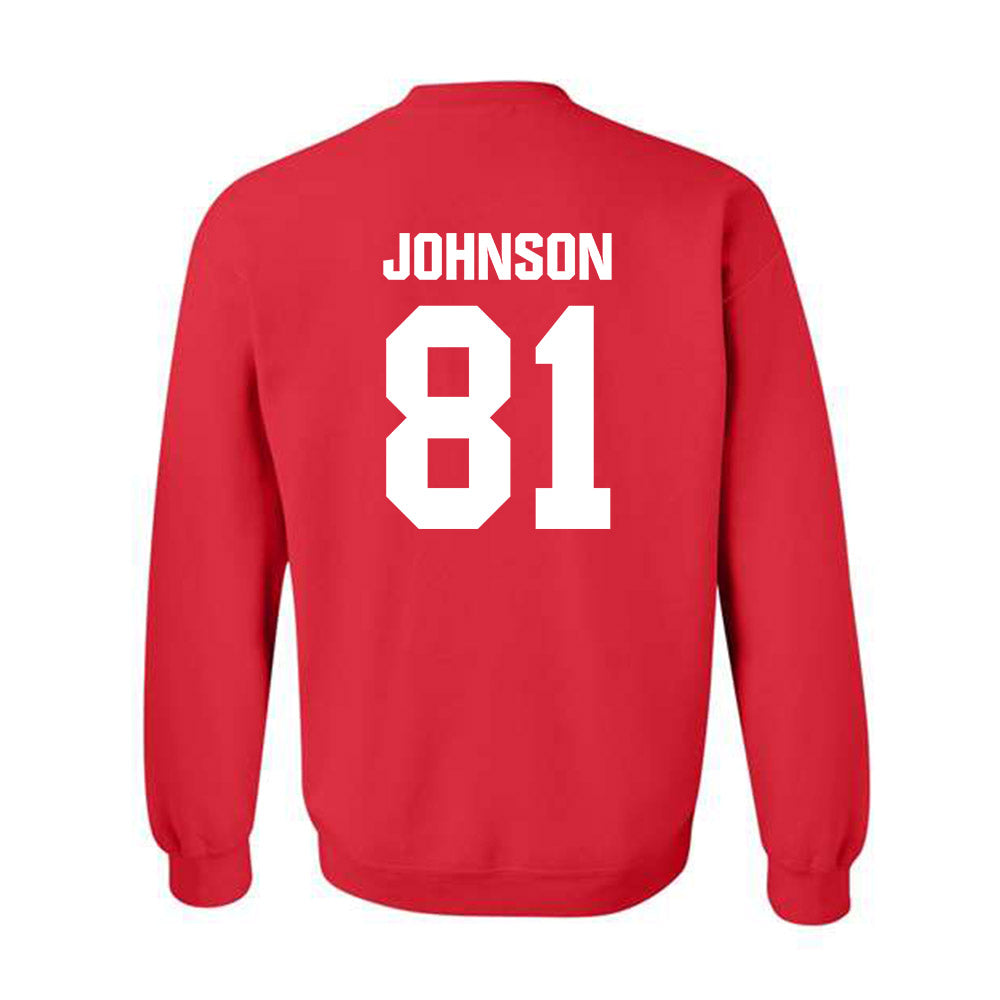 Minot State - NCAA Football : Tyler Johnson - Classic Shersey Crewneck Sweatshirt-1