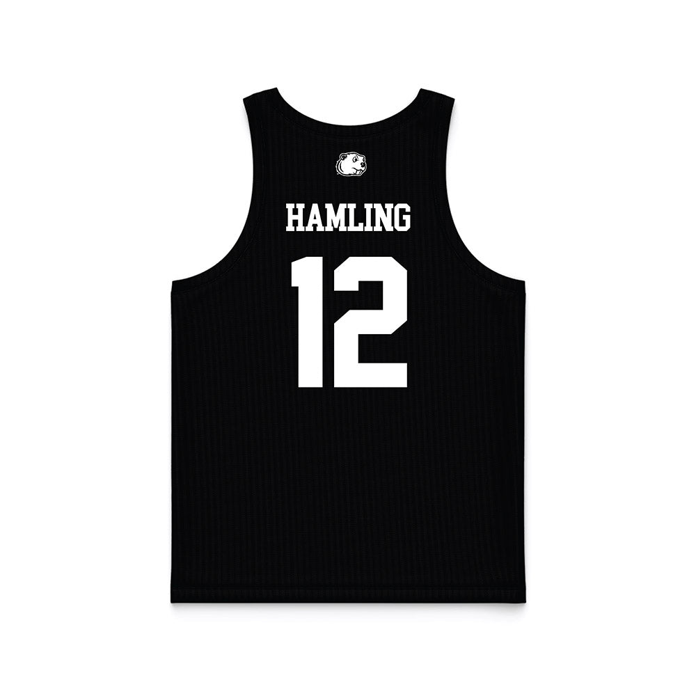 Minot State - NCAA Women's Basketball : Taryn Hamling - Black Basketball Jersey-1