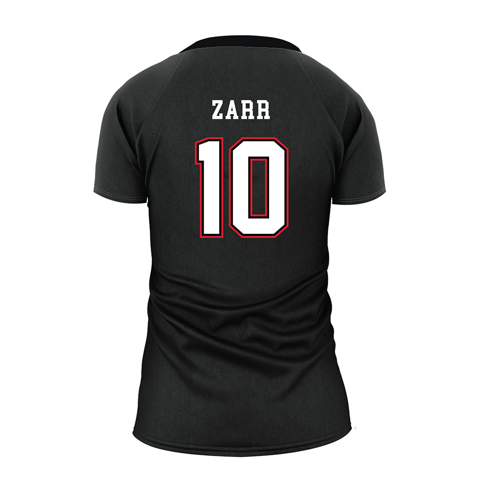 Minot State - NCAA Women's Volleyball : Zoe Zarr - Black Volleyball Jersey-1