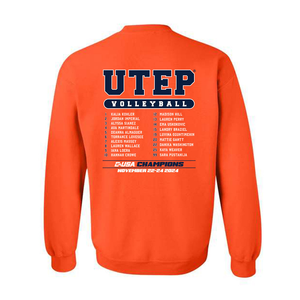 UTEP - NCAA Women's Volleyball : - Crewneck Sweatshirt-1