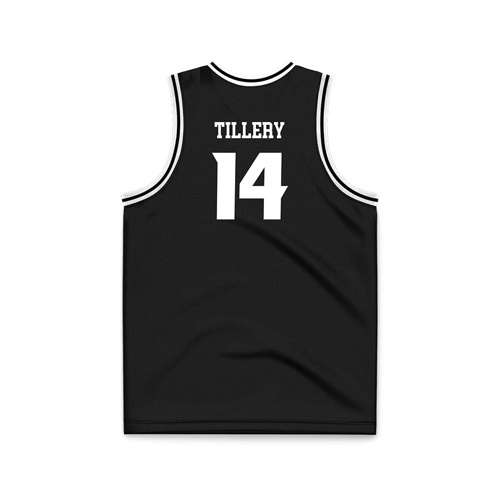 VCU - NCAA Men's Basketball : Jordan Tillery - Black Basketball Jersey-1