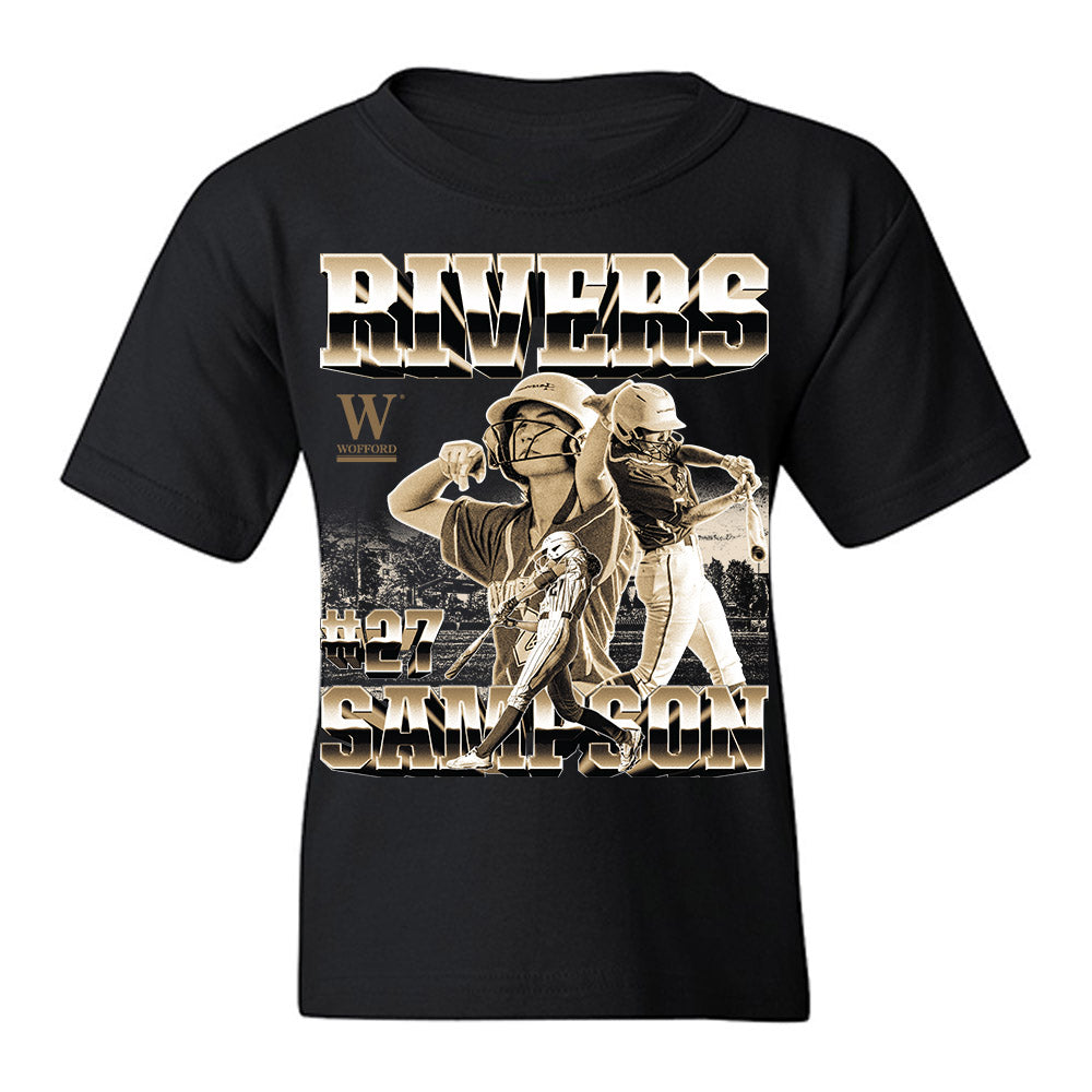 Wofford - NCAA Softball : Rivers Sampson - Collage Youth T-Shirt-0