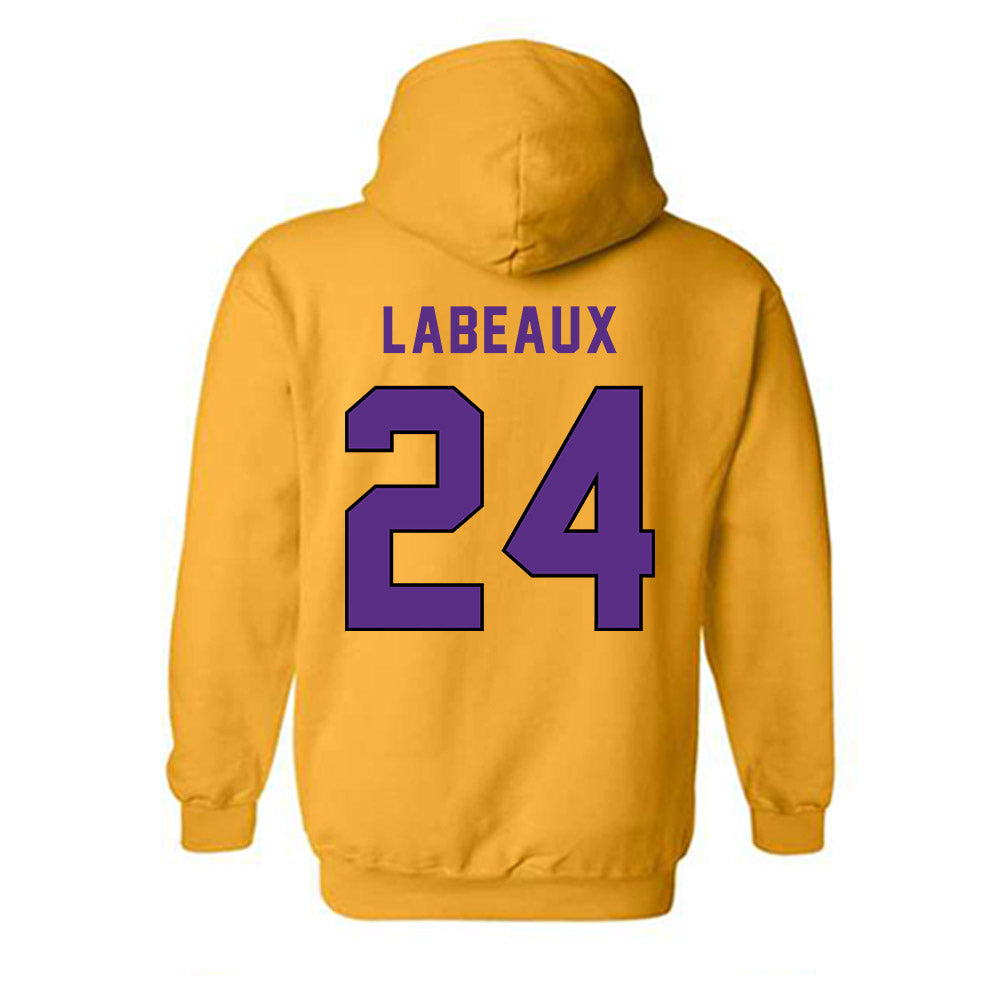 East Carolina - NCAA Men's Basketball : Trevion LaBeaux - Classic Shersey Hooded Sweatshirt-1