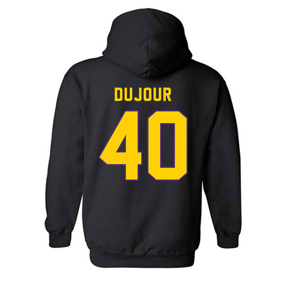 East Carolina - NCAA Football : Kendrick DuJour - Classic Shersey Hooded Sweatshirt-1