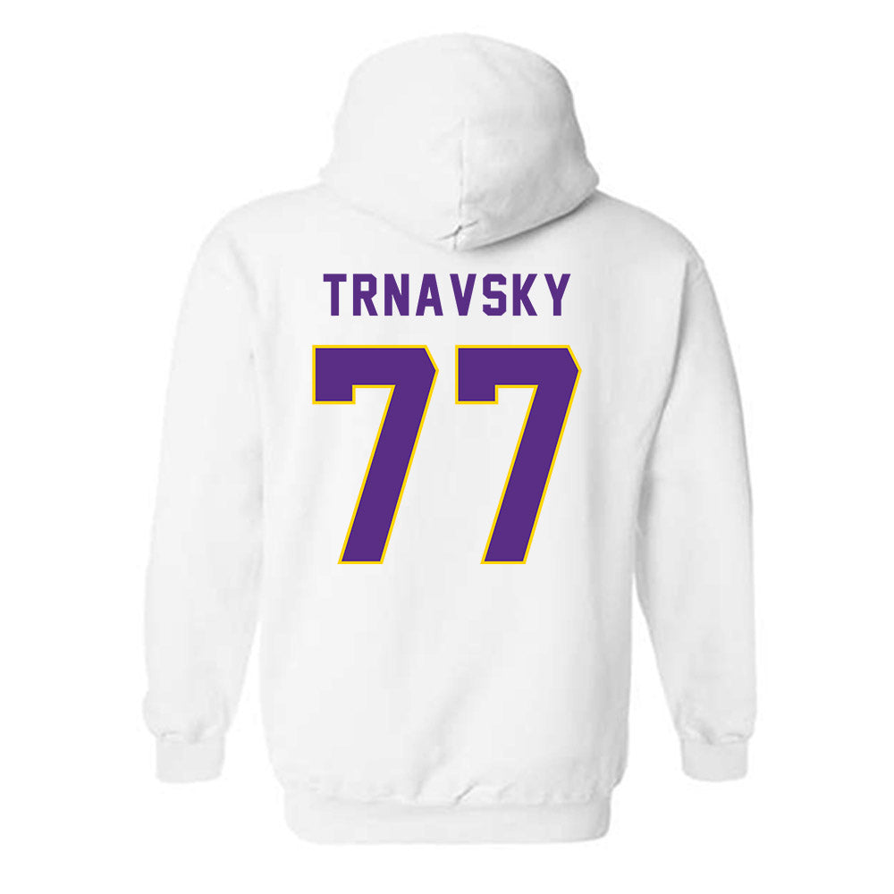 East Carolina - NCAA Football : Cooper Trnavsky - Classic Shersey Hooded Sweatshirt-1