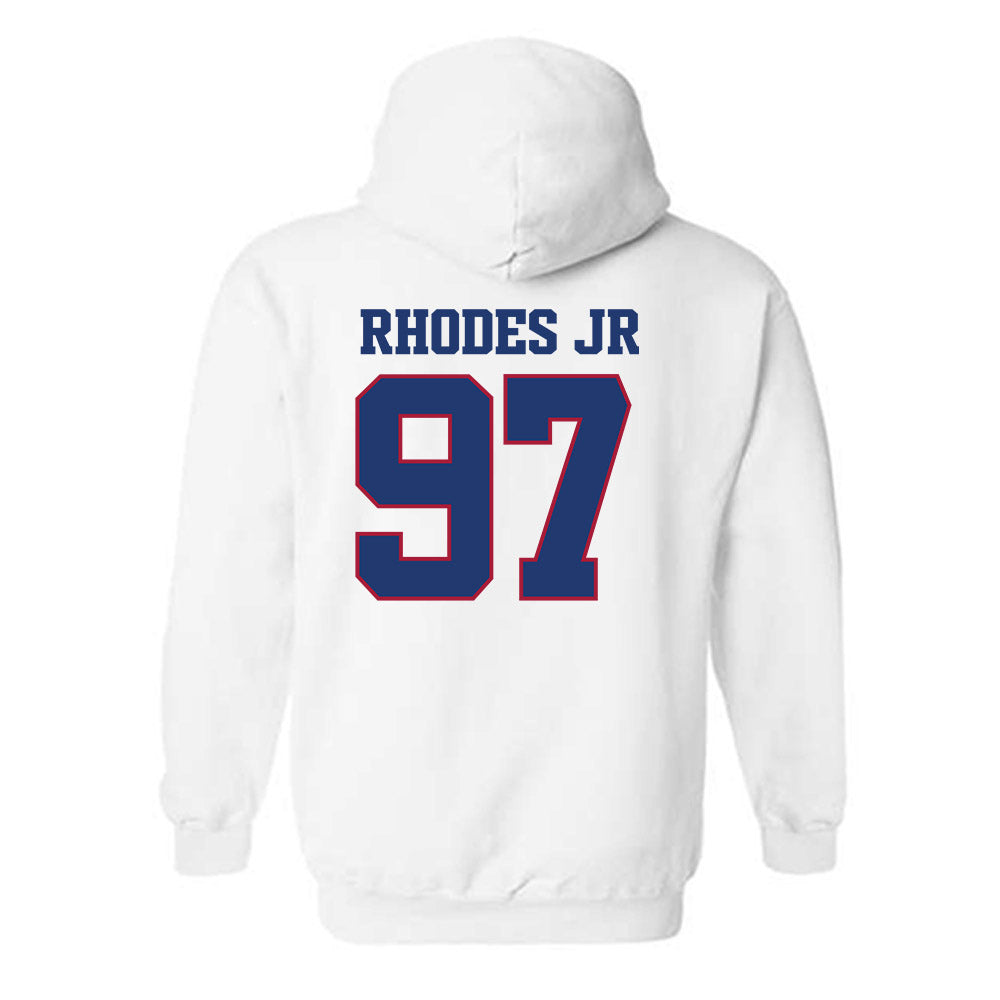 Arkansas - NCAA Football : Quincy Rhodes Jr - Classic Shersey Hooded Sweatshirt-1