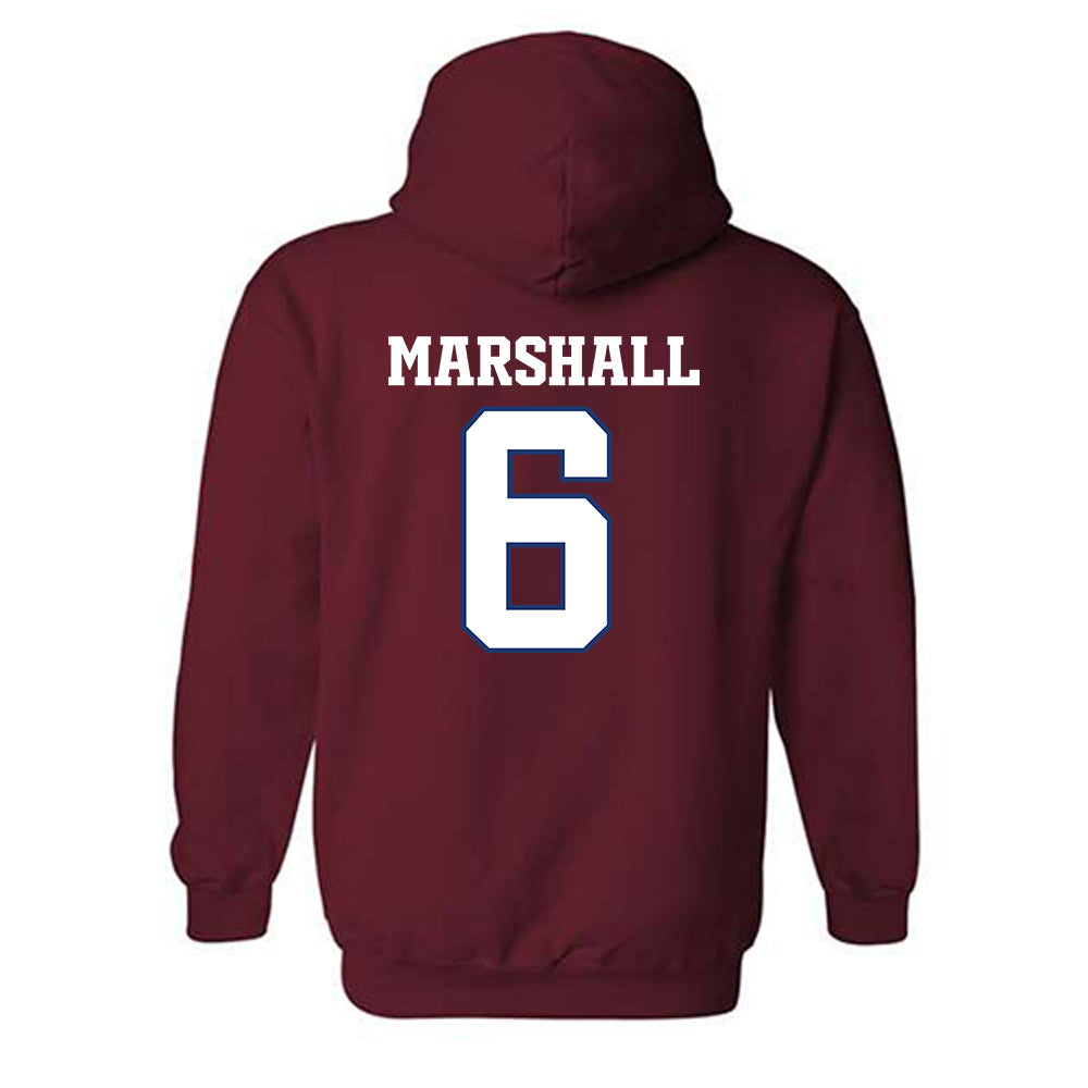 Arkansas - NCAA Football : Chris Marshall - Classic Shersey Hooded Sweatshirt-1