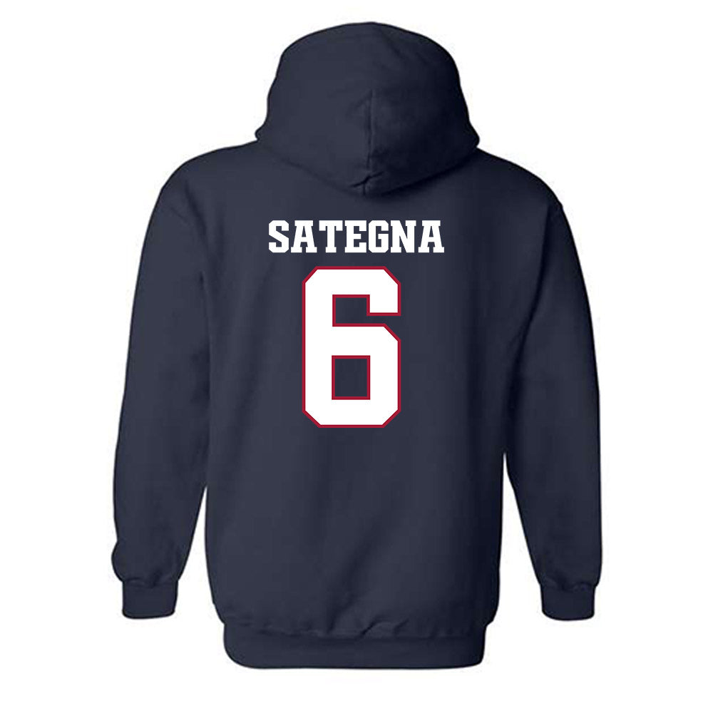 Arkansas - NCAA Football : Isaiah Sategna - Classic Shersey Hooded Sweatshirt-1