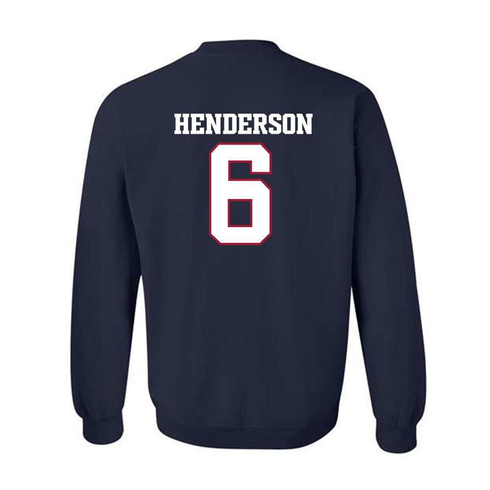 Arkansas - NCAA Football : Kavion Henderson - Classic Shersey Crewneck Sweatshirt-1