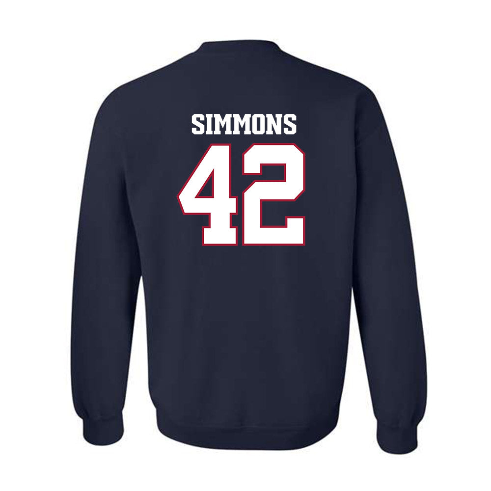 Arkansas - NCAA Football : Wyatt Simmons - Classic Shersey Crewneck Sweatshirt-1