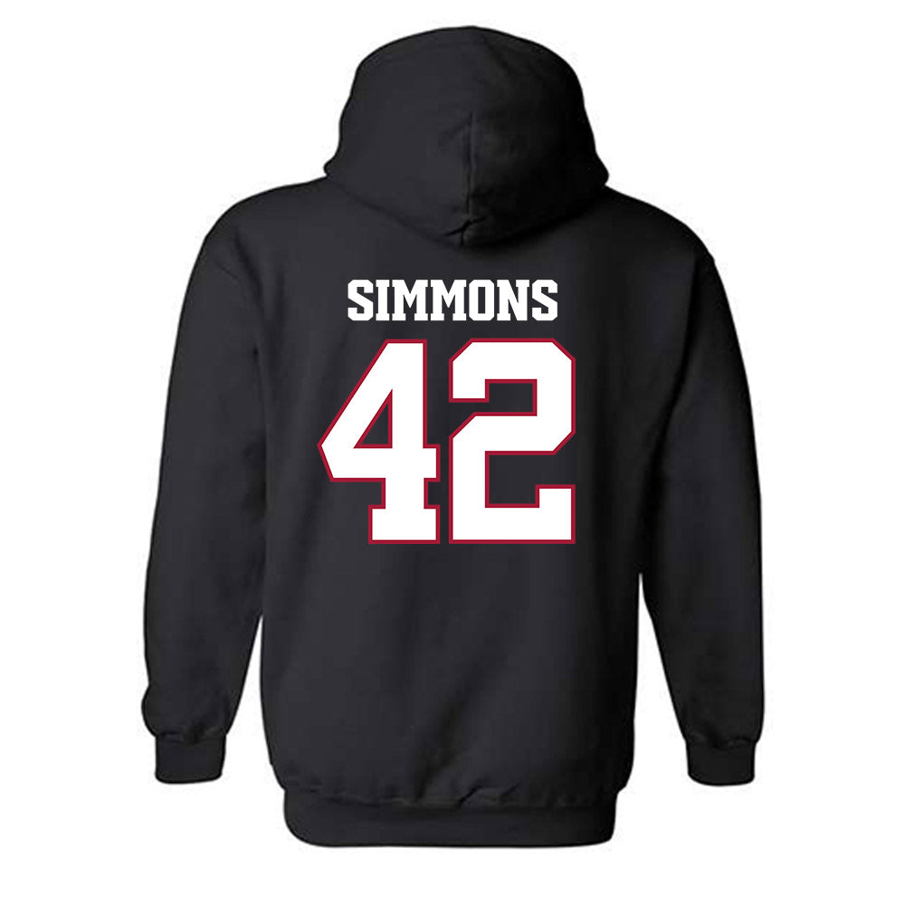 Arkansas - NCAA Football : Wyatt Simmons - Classic Shersey Hooded Sweatshirt-1