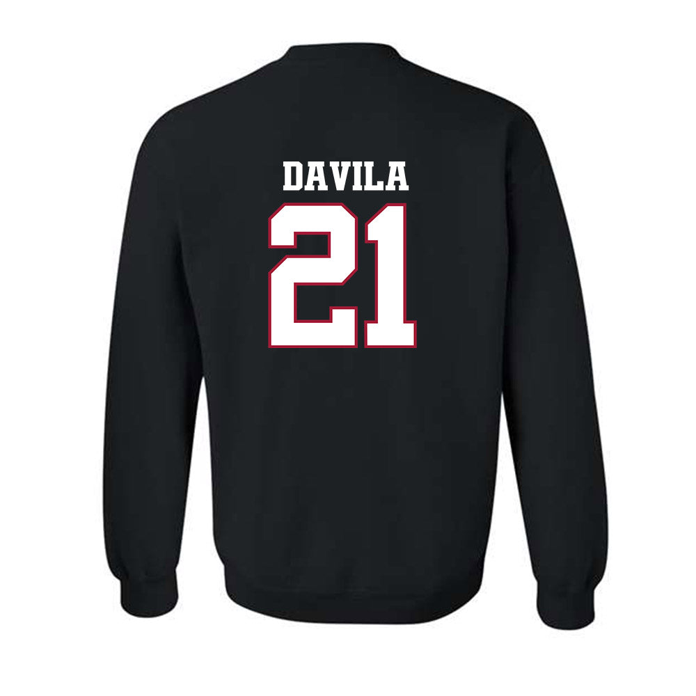 Arkansas - NCAA Football : Keshawn Davila - Classic Shersey Crewneck Sweatshirt-1