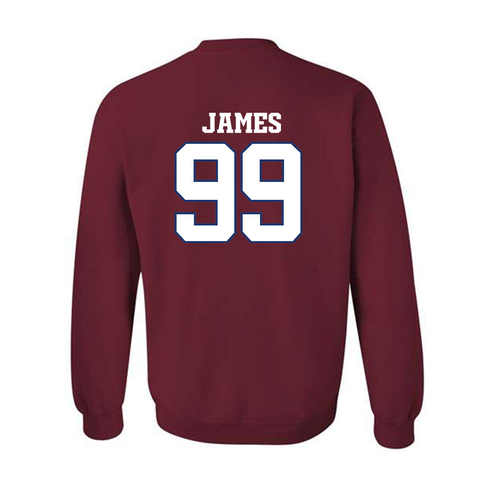 Arkansas - NCAA Football : Kaleb James - Classic Shersey Crewneck Sweatshirt-1