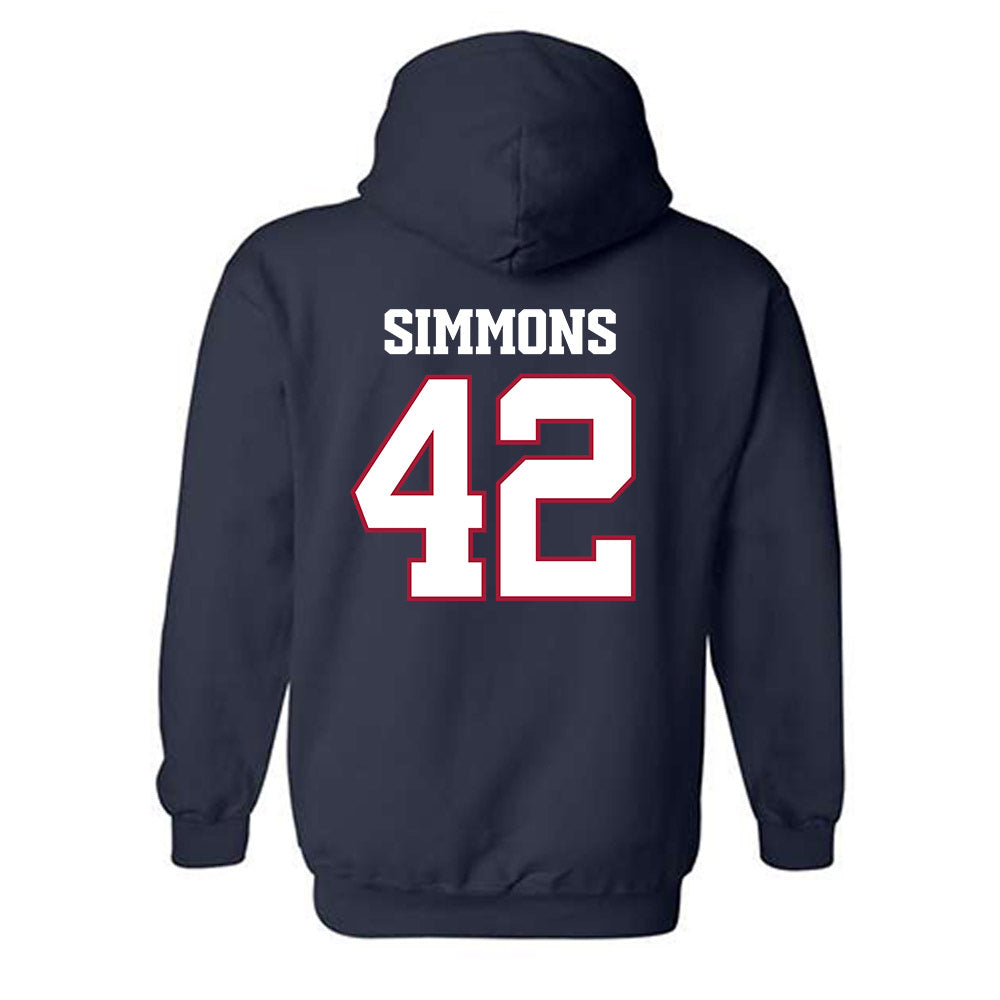 Arkansas - NCAA Football : Wyatt Simmons - Classic Shersey Hooded Sweatshirt-1
