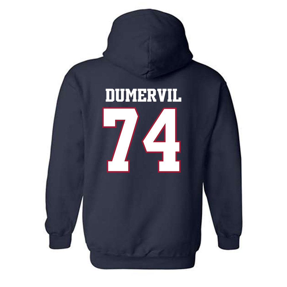 Arkansas - NCAA Football : Marcus Dumervil - Classic Shersey Hooded Sweatshirt-1