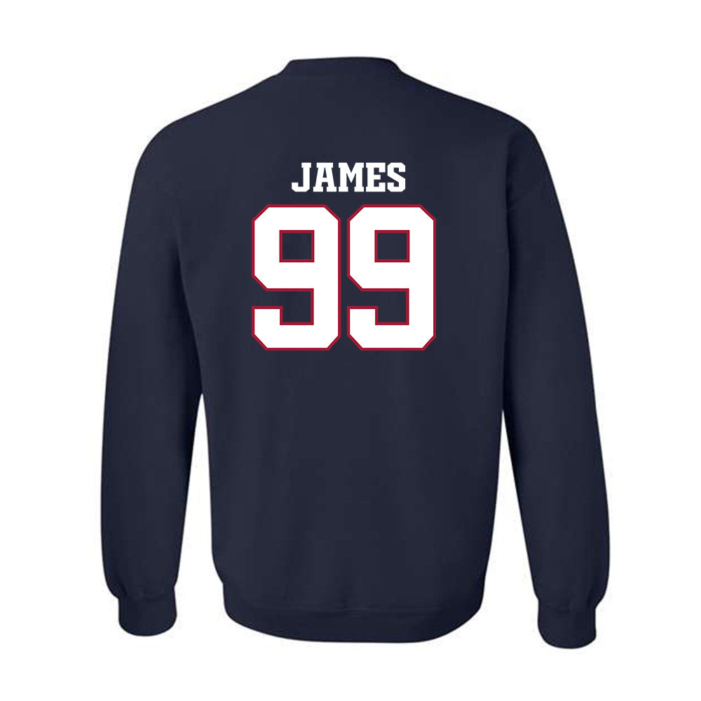 Arkansas - NCAA Football : Kaleb James - Classic Shersey Crewneck Sweatshirt-1