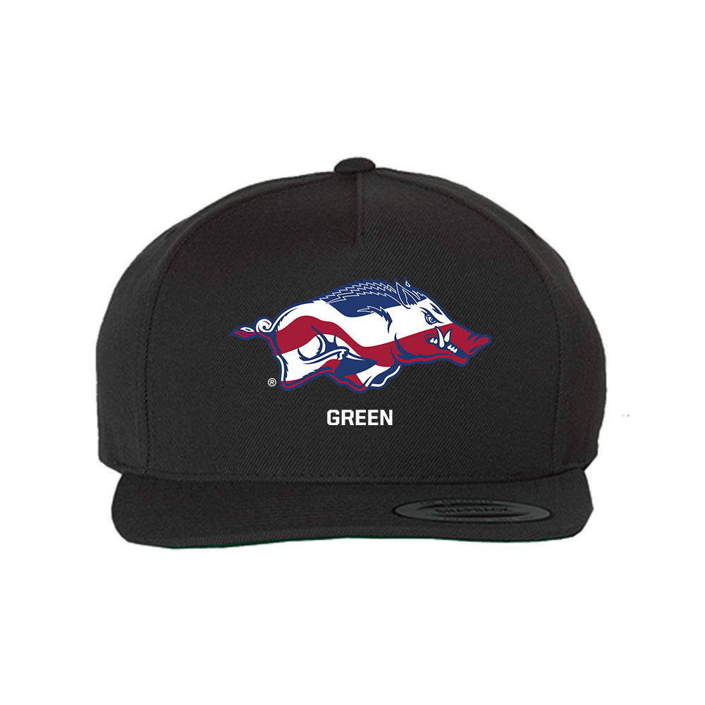 Arkansas - NCAA Football : Taylen Green - Snapback Hat-0