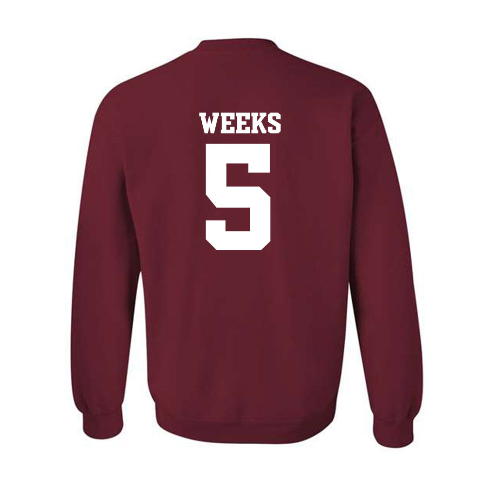 Arkansas - NCAA Women's Volleyball : Kylie Weeks - 30th Anniversary v2 Crewneck Sweatshirt-1