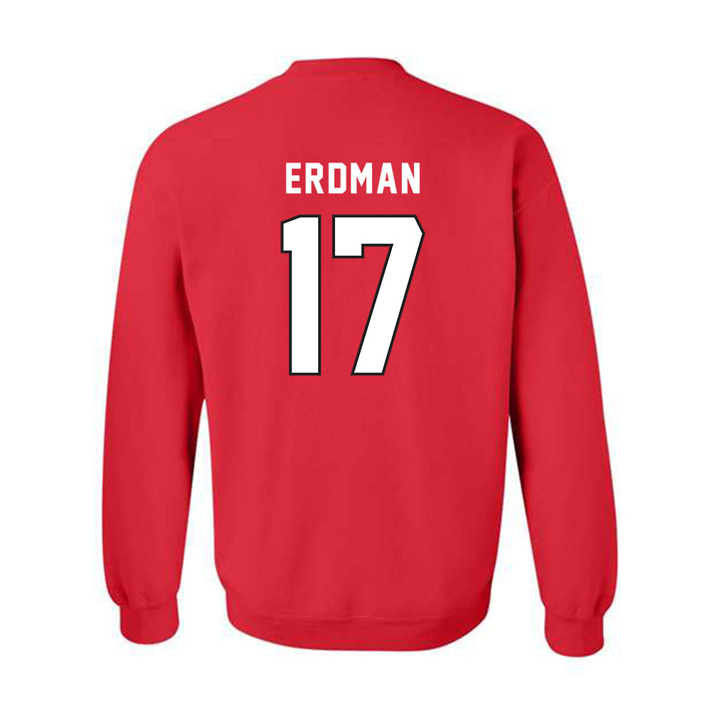 Northeastern - NCAA Men's Ice Hockey : Griffin Erdman - Classic Shersey Crewneck Sweatshirt-1